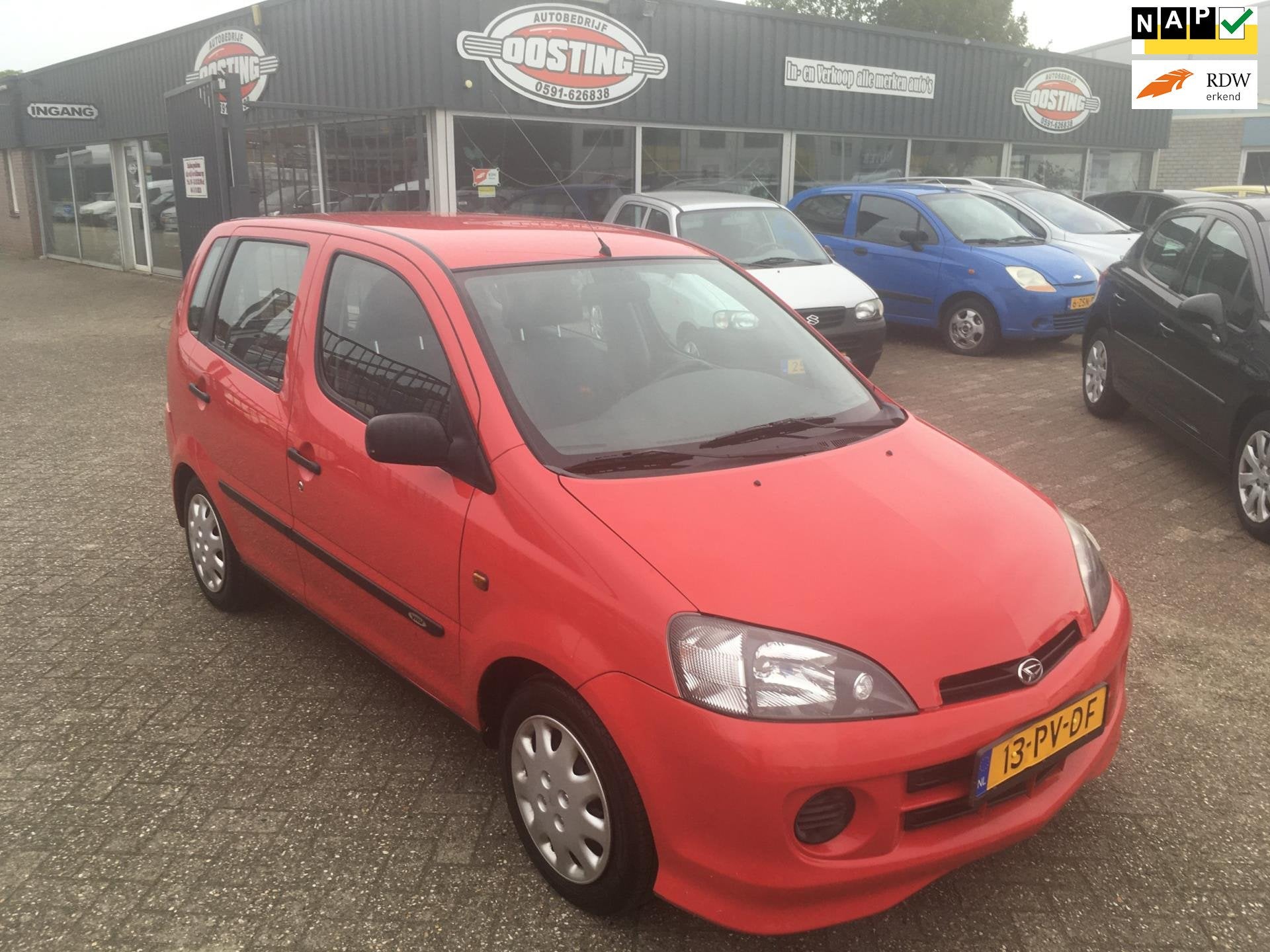 Daihatsu Young RV 1.3-16V XTi(st-bekr,elektr-pakket,hoge ins, Auto's, Gebruikt, 4 cilinders, Origineel Nederlands, Bedrijf