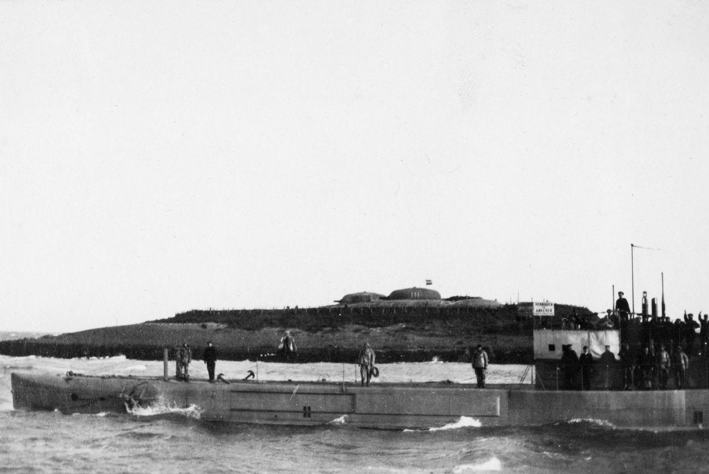 Den helder , onderzeeboot, Ophalen of Verzenden, Voor 1940, Zo goed als nieuw, Foto