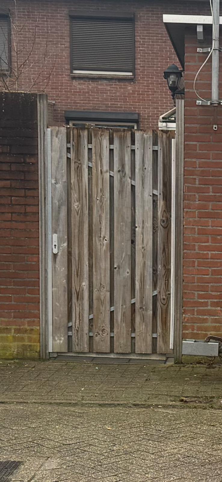 Houtendeur, Tuin en Terras, Ophalen, Minder dan 3 meter, Hout, 1 tot 2 meter