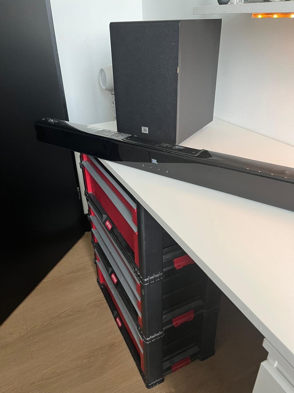 JBL Soundbar met Externe Subwoofer, Ophalen, Bluetooth, Zo goed als nieuw