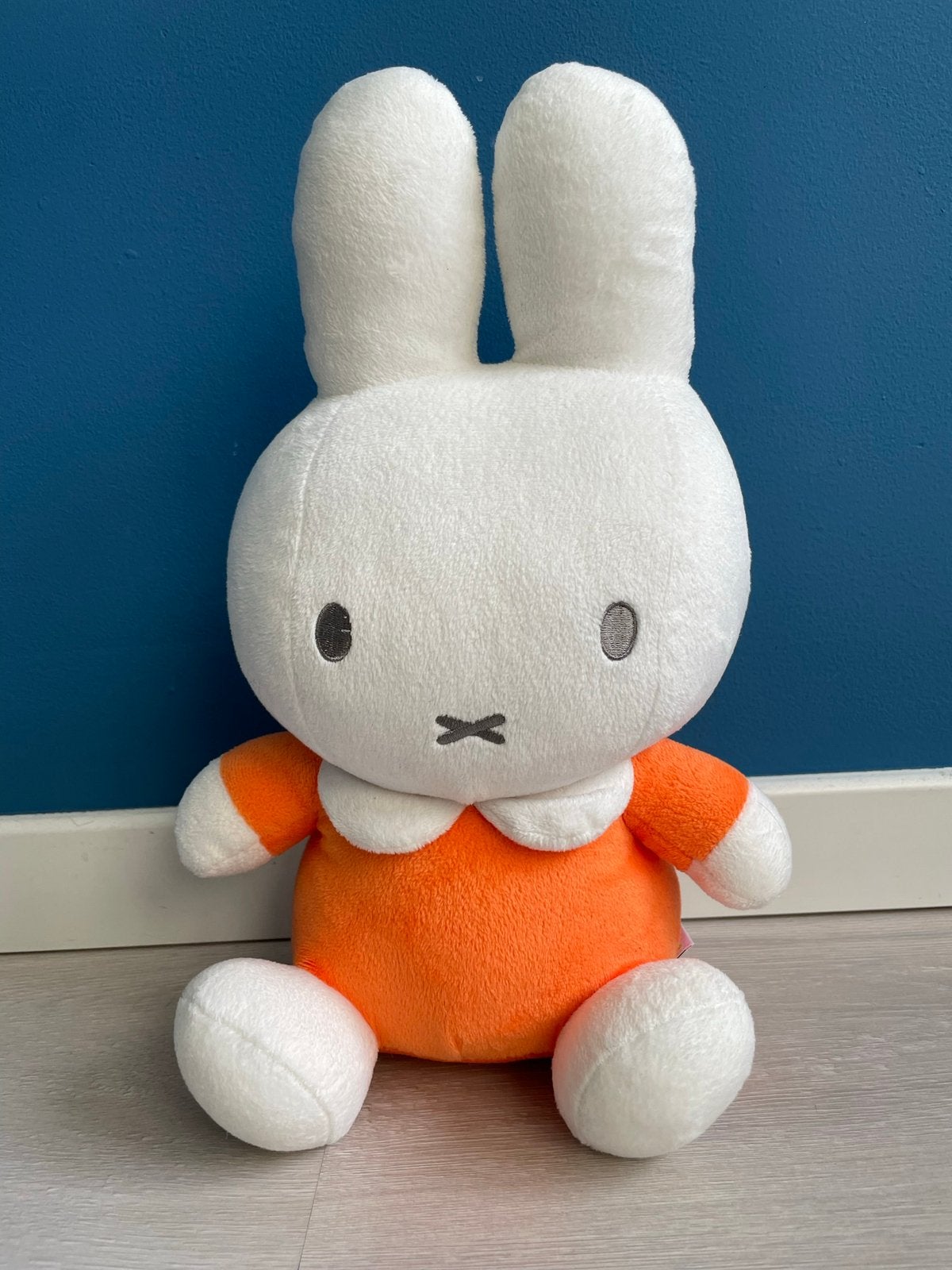 Nijntje knuffel oranje wit - Zo goed als nieuw, Oranje, Konijn, Nijntje, Ophalen of Verzenden