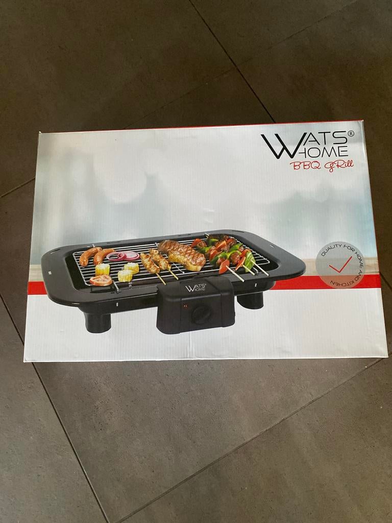 WATS HOME BBQ & Grill Elektrische Barbecue 2200W, Ophalen, Nieuw