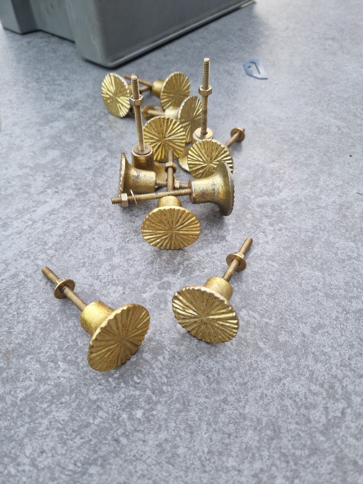 Set van 12 nep gouden meubelknoppen, Huis en Inrichting, Ophalen of Verzenden