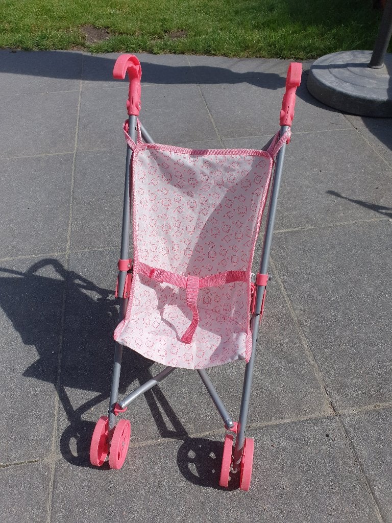 Poppen buggy, Ophalen of Verzenden, Gebruikt, Babypop