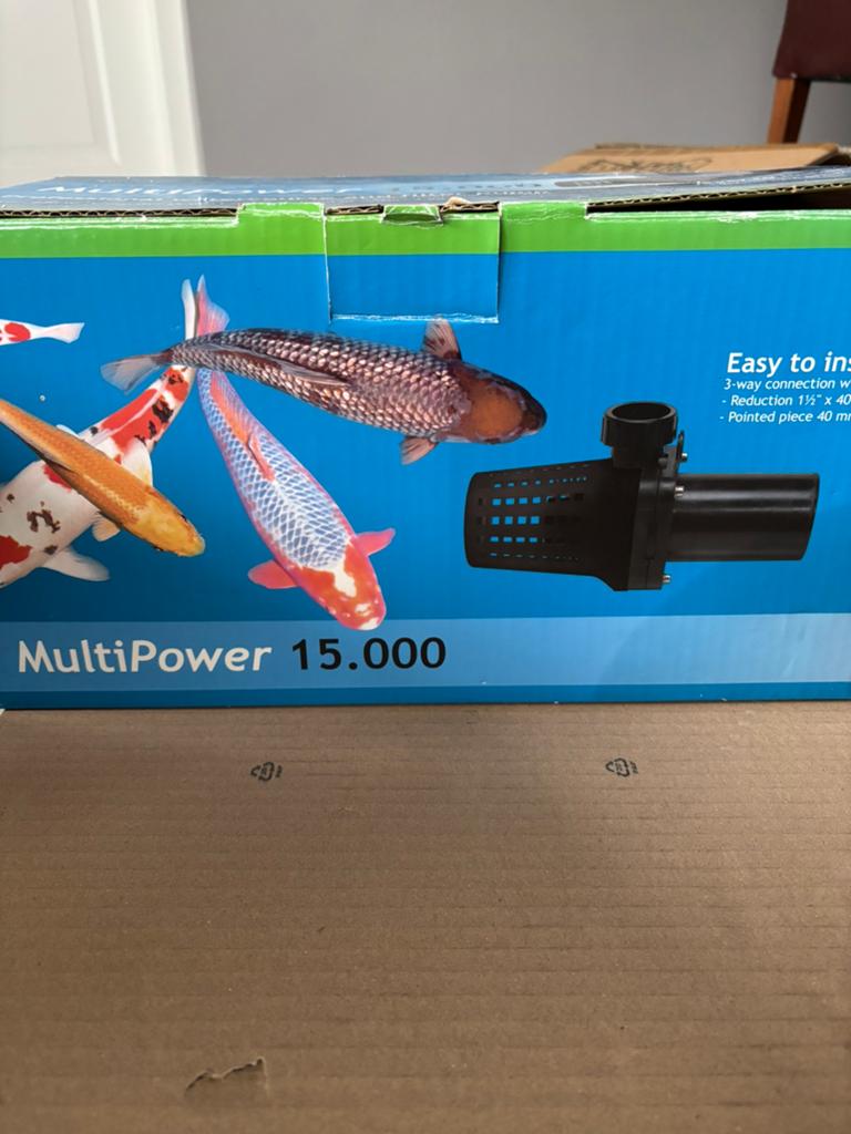 Vijver filter pomp MultiPower 15.000 l/h, Ophalen, Zo goed als nieuw, Vijverfilter