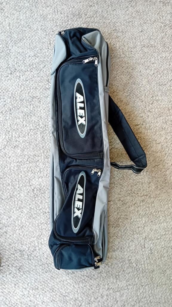 Te koop: Alex Hockey Sticktas zwart grijs., Ophalen of Verzenden, Zo goed als nieuw, Tas