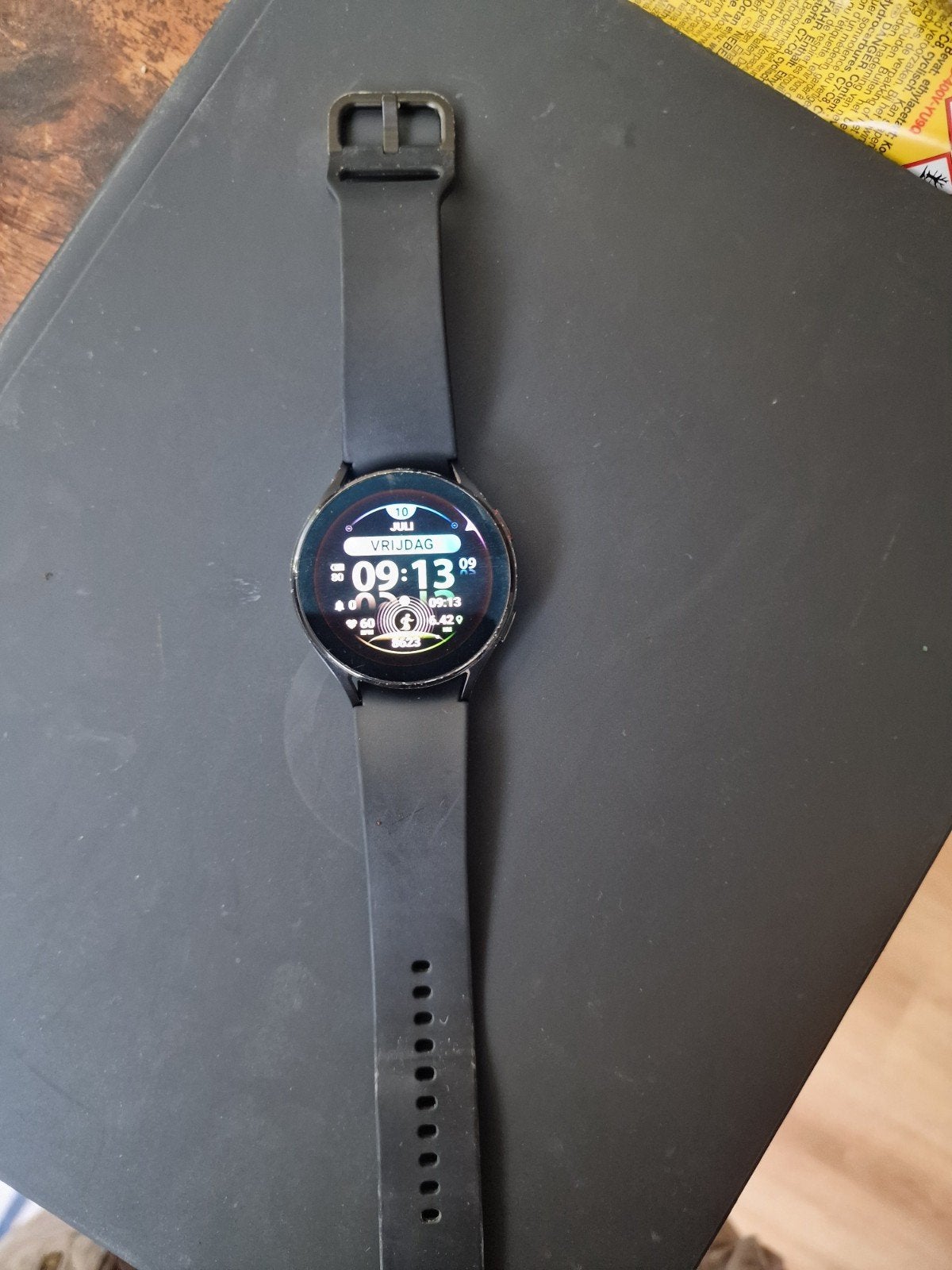 Samsung Galaxy Watch 4 Zwart - Zo goed als nieuw, Zwart, Ophalen of Verzenden, Zo goed als nieuw, Samsung
