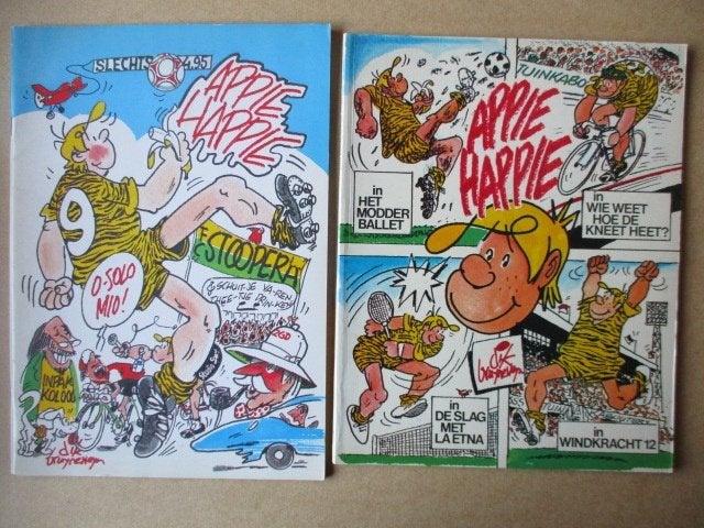 adv9446 appie happie, Meerdere stripboeken, Ophalen, Gelezen