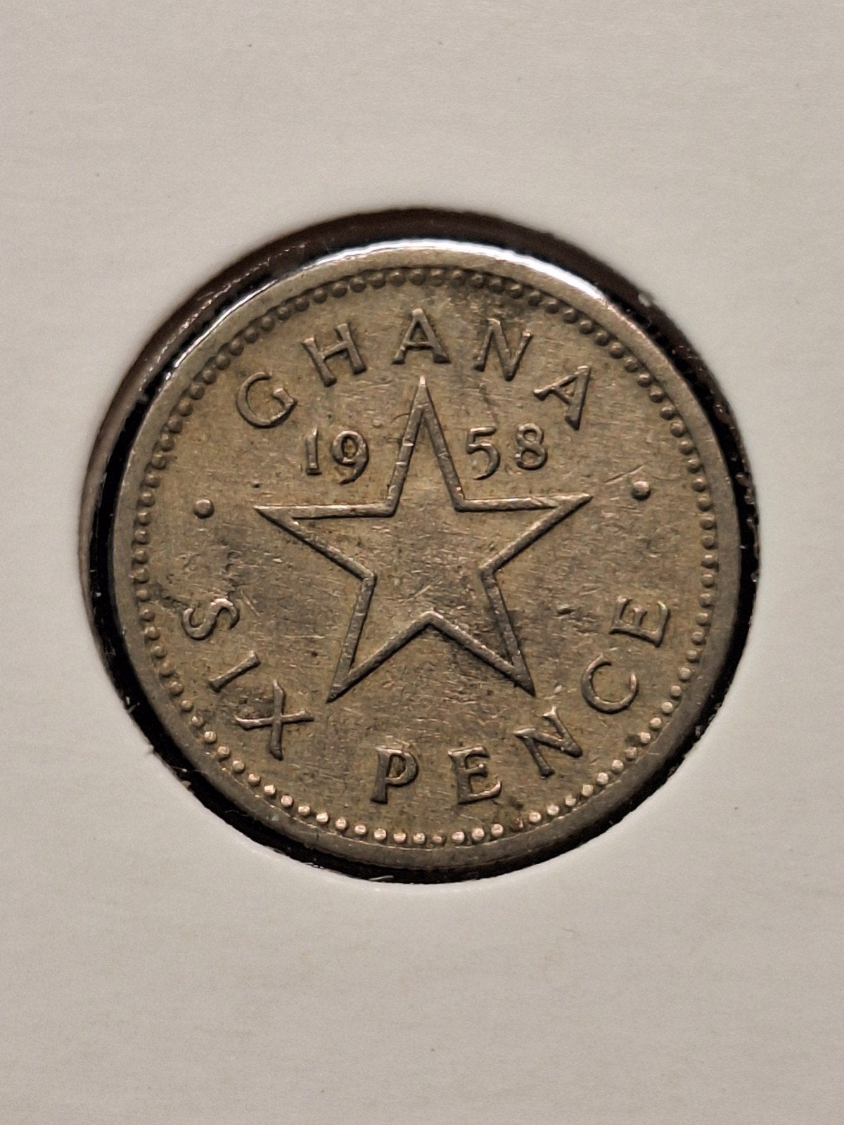 Ghana 6 pence 1958, Ophalen of Verzenden, Noord-Amerika