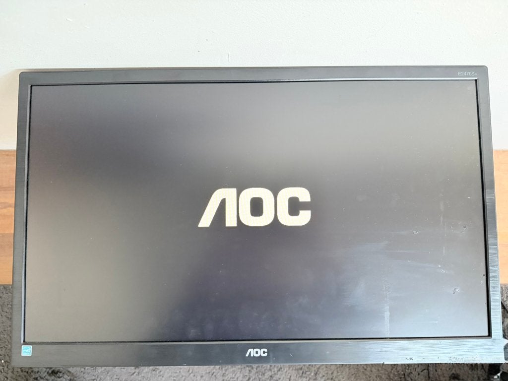 AOC 24 inch Full HD monitor E2470SWH, Computers en Software, DVI, Gebruikt, Ophalen of Verzenden, 1 tot 2 ms