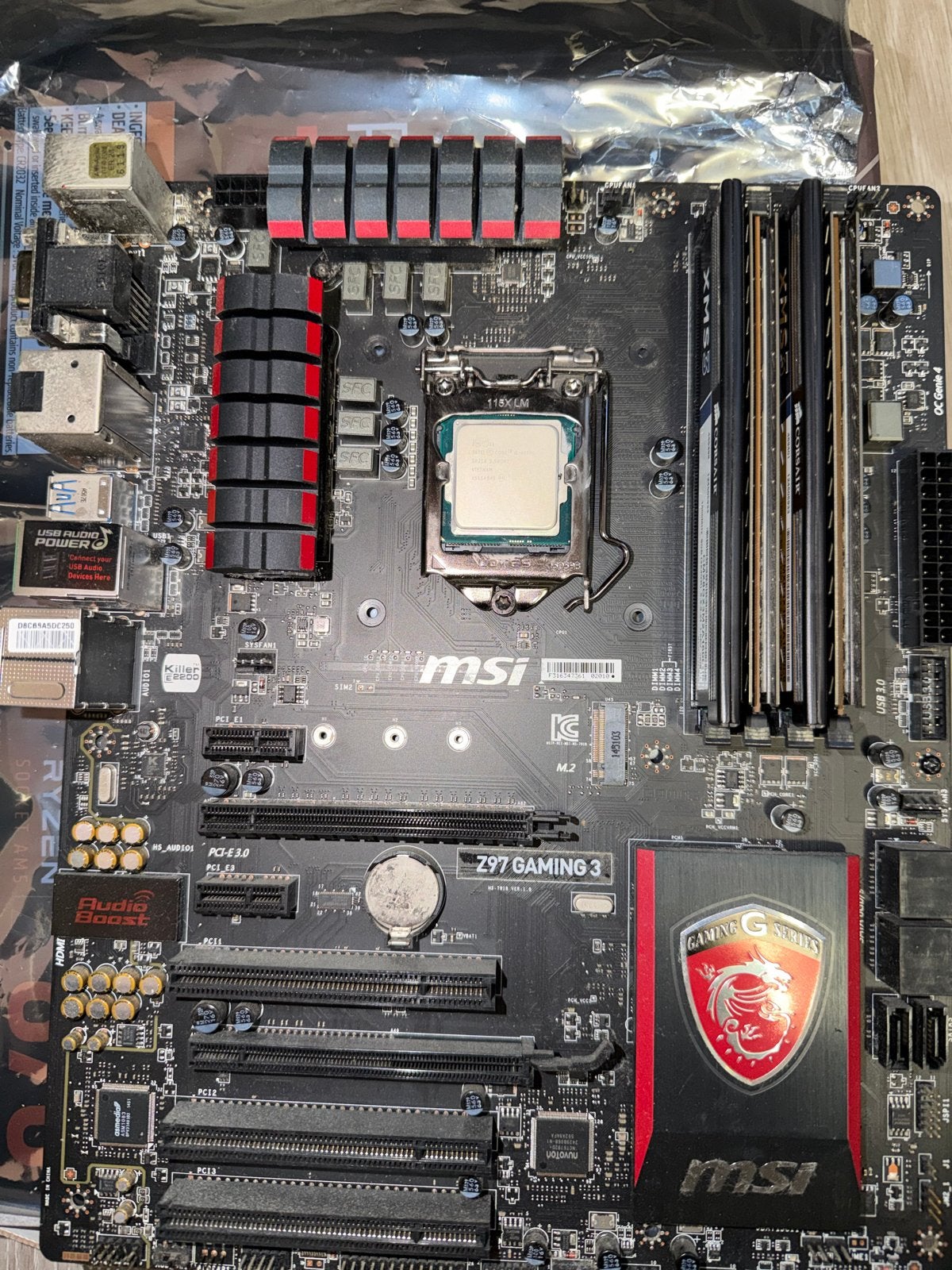 Upgrade set: i5 4690k (4.5GHz), 16GB DDR3 RAM, MSI Z97, Ophalen of Verzenden, Gebruikt, Intel, DDR3