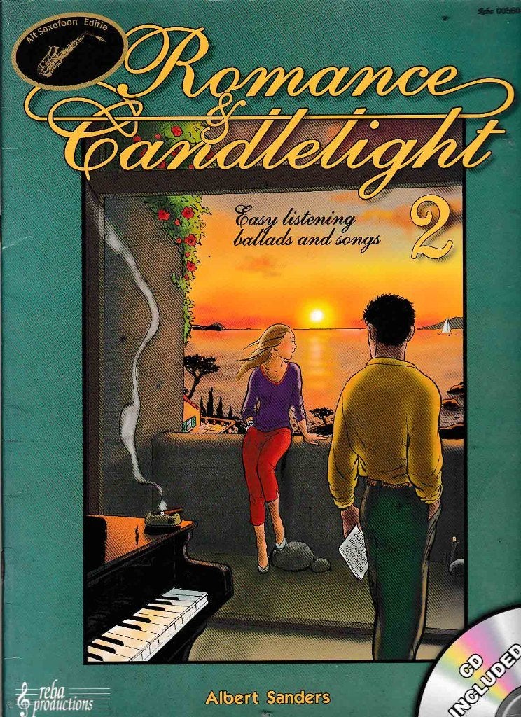 Romance Candlelight 2 Alt saxofoon met CD ( 1089 ), Saxofoon, Ophalen of Verzenden, Zo goed als nieuw, Artiest of Componist