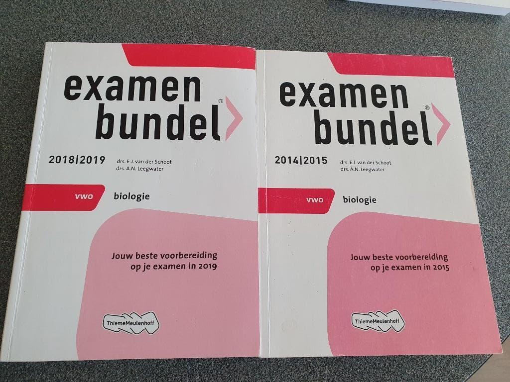 Examenbundels VWO biologie, Ophalen of Verzenden, Gelezen, VWO, Biologie