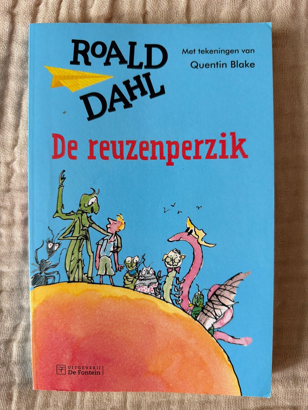 De Reuzenperzik - Roald Dahl (De Fontein), Ophalen of Verzenden, Gelezen, Sprookjes