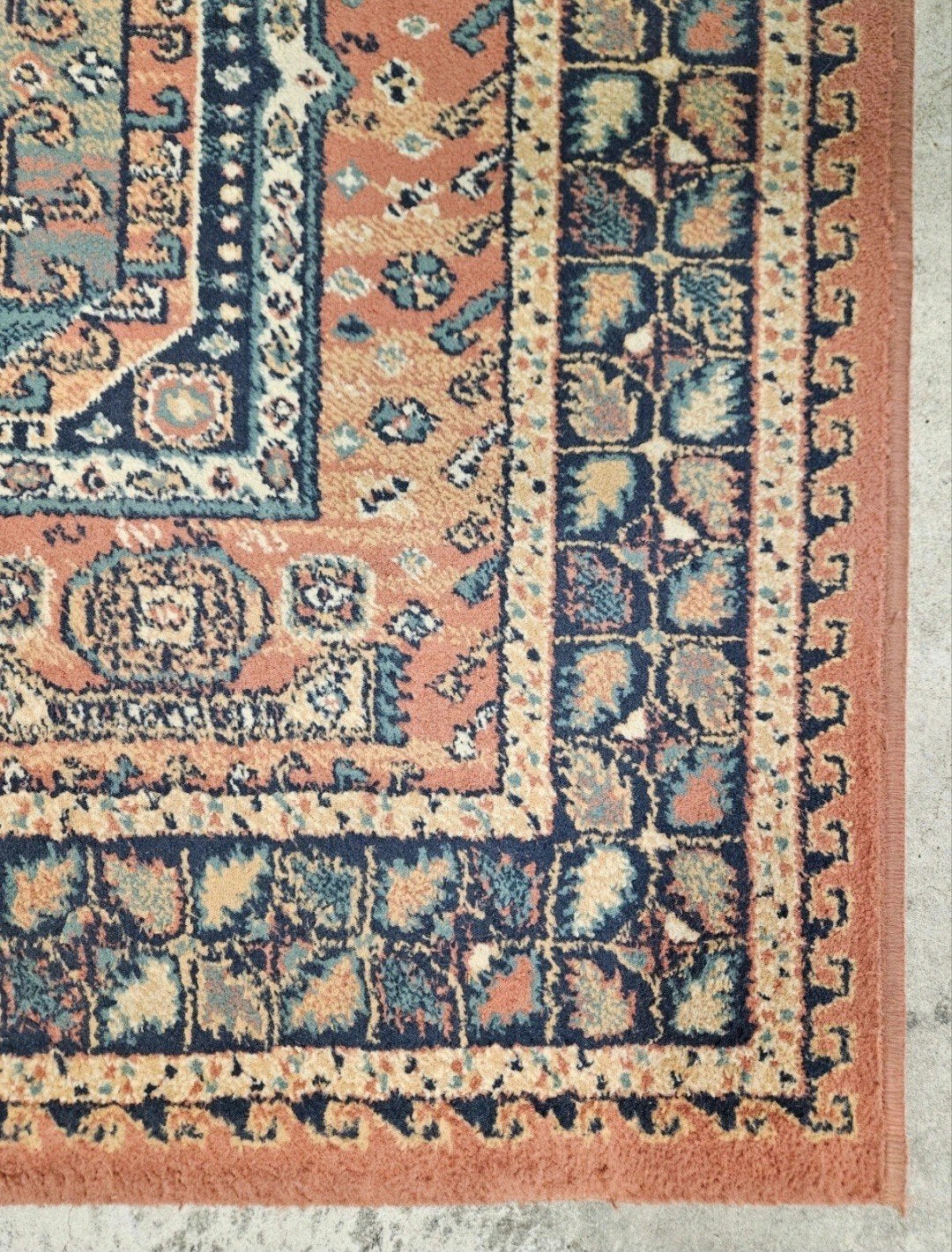 Vintage oosters Kazak vloerkleed medallion pink 120x172cm, 100 tot 150 cm, Geel, Www.hypepopup.nl, Ophalen of Verzenden