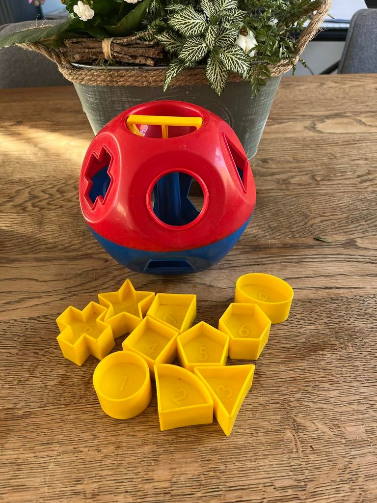 Tupperware speelgoed bal met vormenstoof, Ophalen of Verzenden, Gebruikt, Overige typen