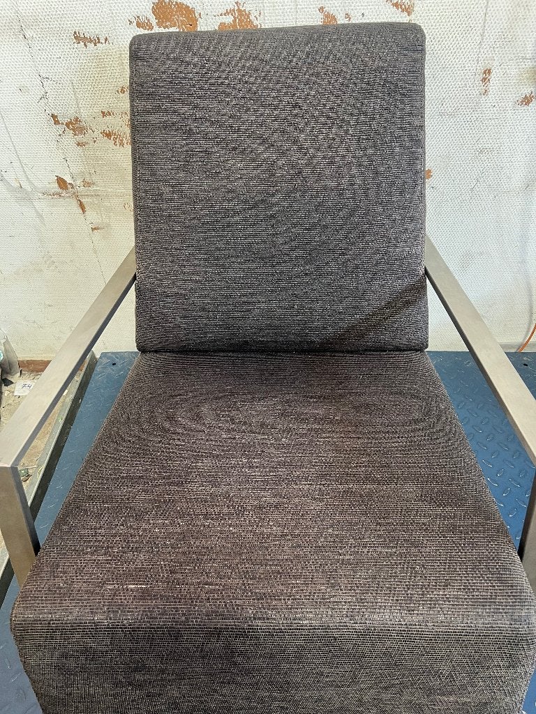 Bankstel, Huis en Inrichting, Fauteuils, Gebruikt, Ophalen of Verzenden, Stof, 75 tot 100 cm
