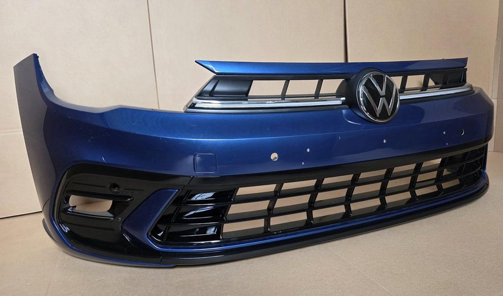 Voorbumper VW Polo 2G Facelift R-line 6xPDC Bumper bj.2022-2, Auto-onderdelen, Gebruikt, -, Voor, Ophalen of Verzenden