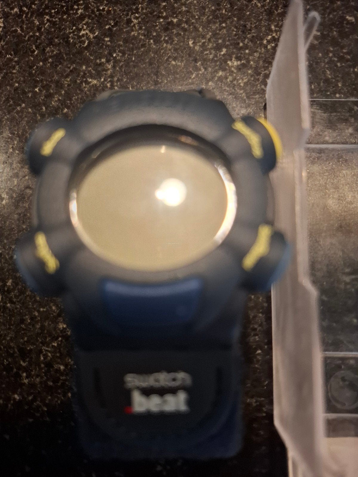 Swatch Beat Horloge - Zo goed als nieuw, Ophalen of Verzenden, Zo goed als nieuw, Blauw, Swatch