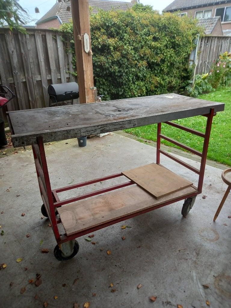 Werkbank, Ophalen of Verzenden, Gebruikt, 120 tot 170 cm