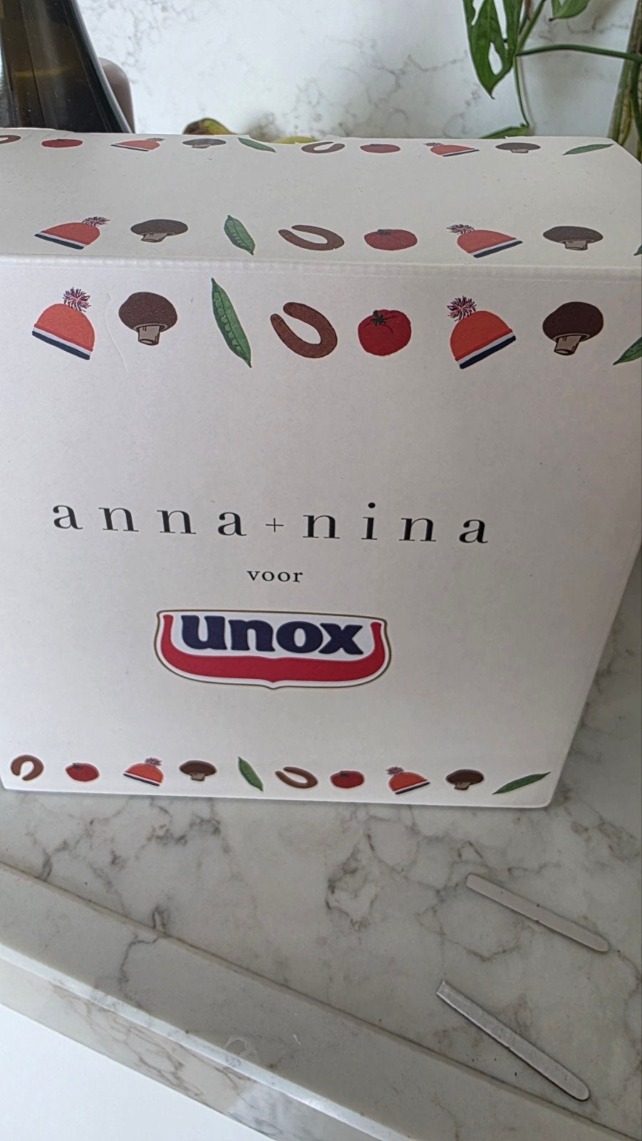 Unox x Anna + Nina soepkommen "Alles loopt in de soep", Overige merken, Nieuw, Ophalen of Verzenden, Kom(men)