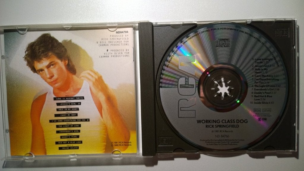 Rick Springfield - Working Class Dog, Ophalen of Verzenden, Zo goed als nieuw, Poprock, Album