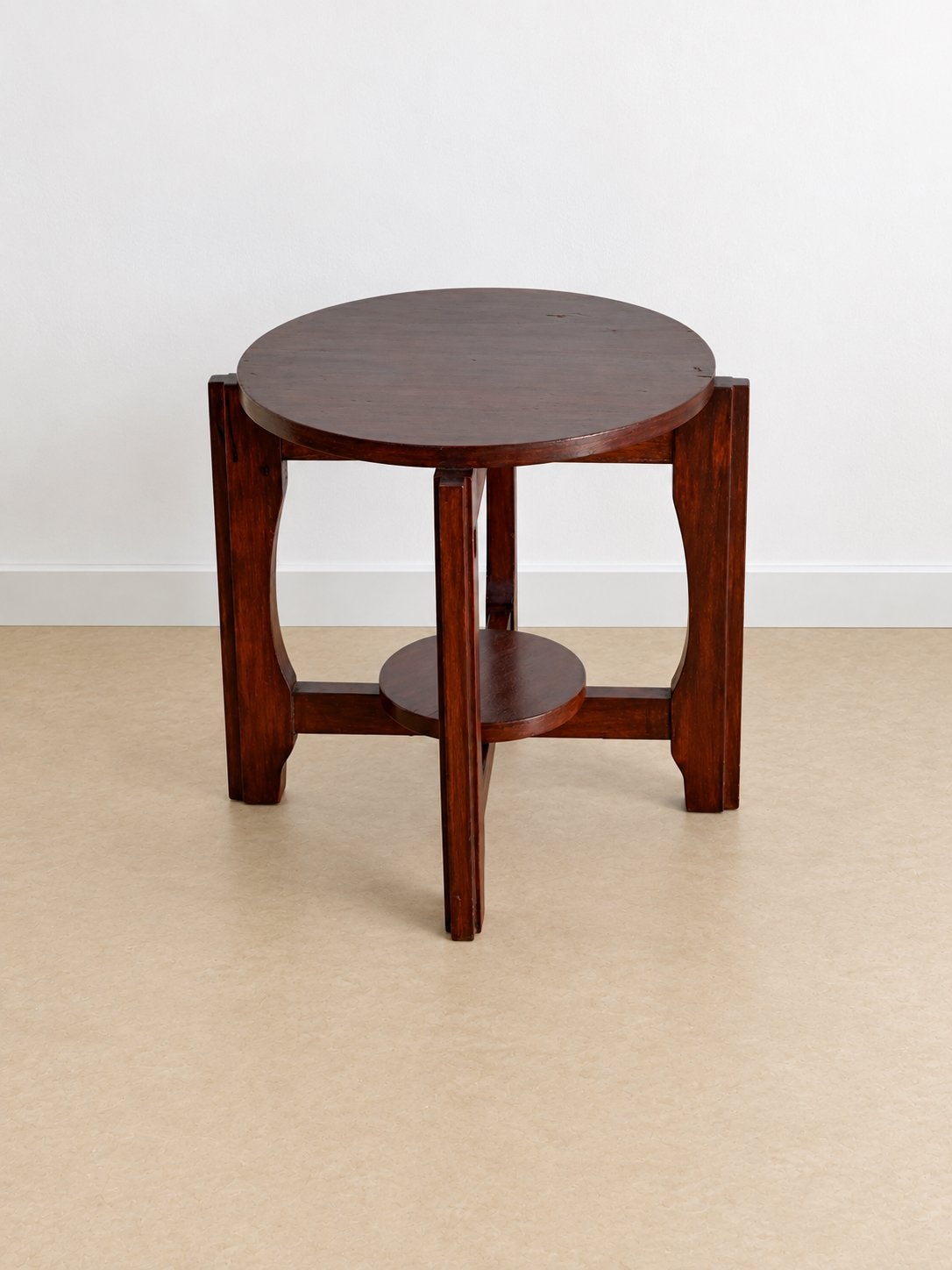 Art Deco bewerkt tafeltje Amsterdamse School, Huis en Inrichting, Ophalen, Minder dan 45 cm, Minder dan 55 cm, Gebruikt