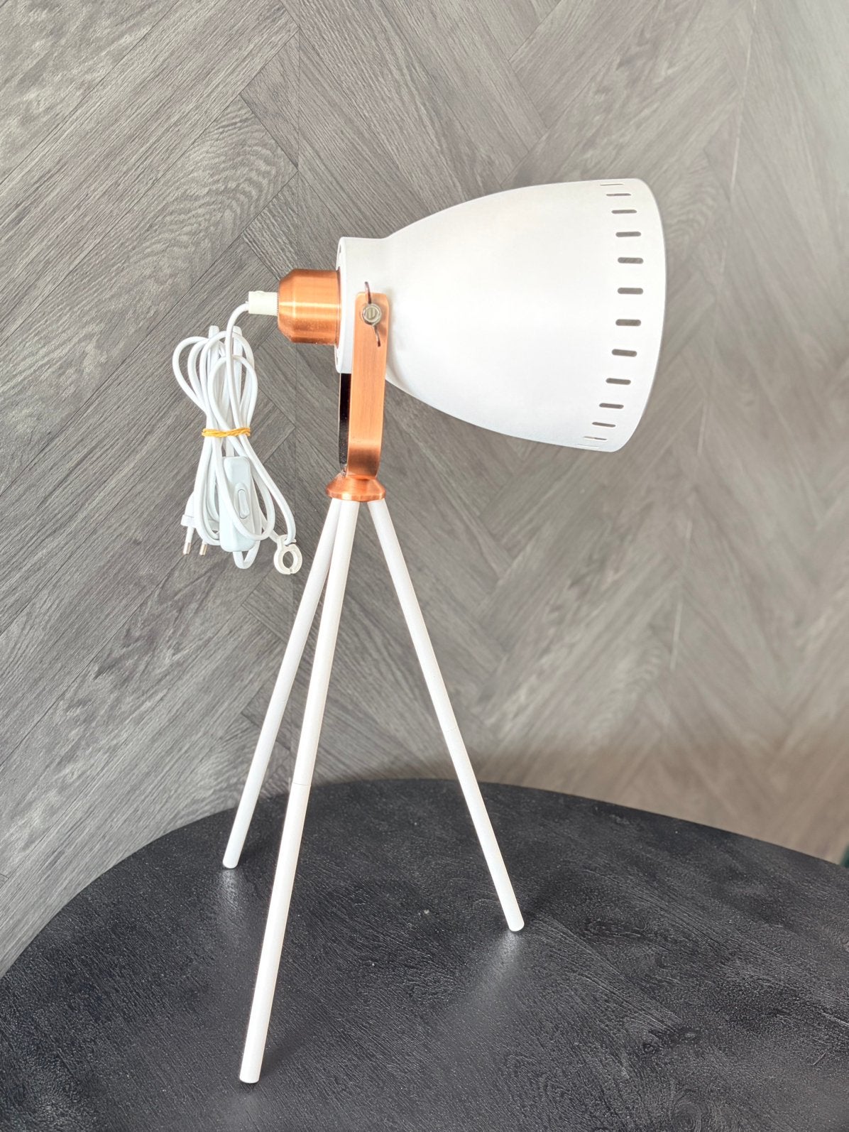 LeitMotiv Tafellamp, Ophalen of Verzenden, Zo goed als nieuw, Metaal, Minder dan 100 cm