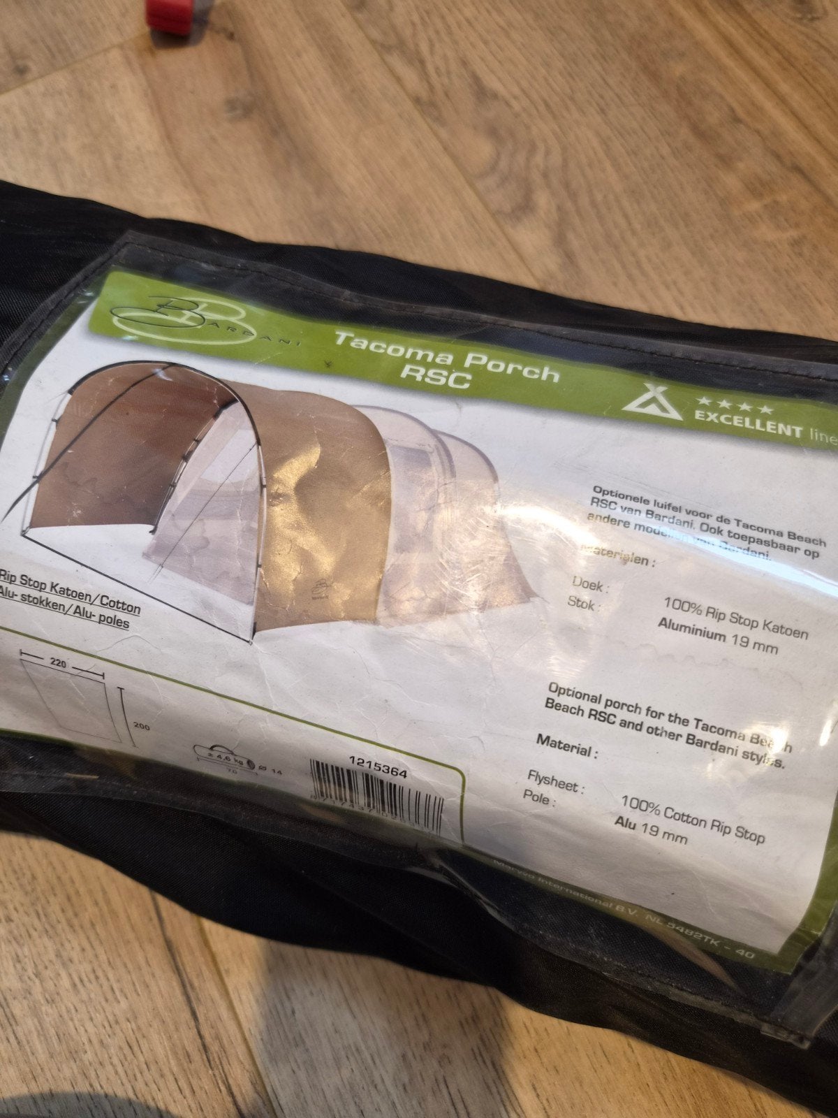 Bardani Tacoma Porch RSC - Luifel voor tent, Ophalen of Verzenden, Zo goed als nieuw