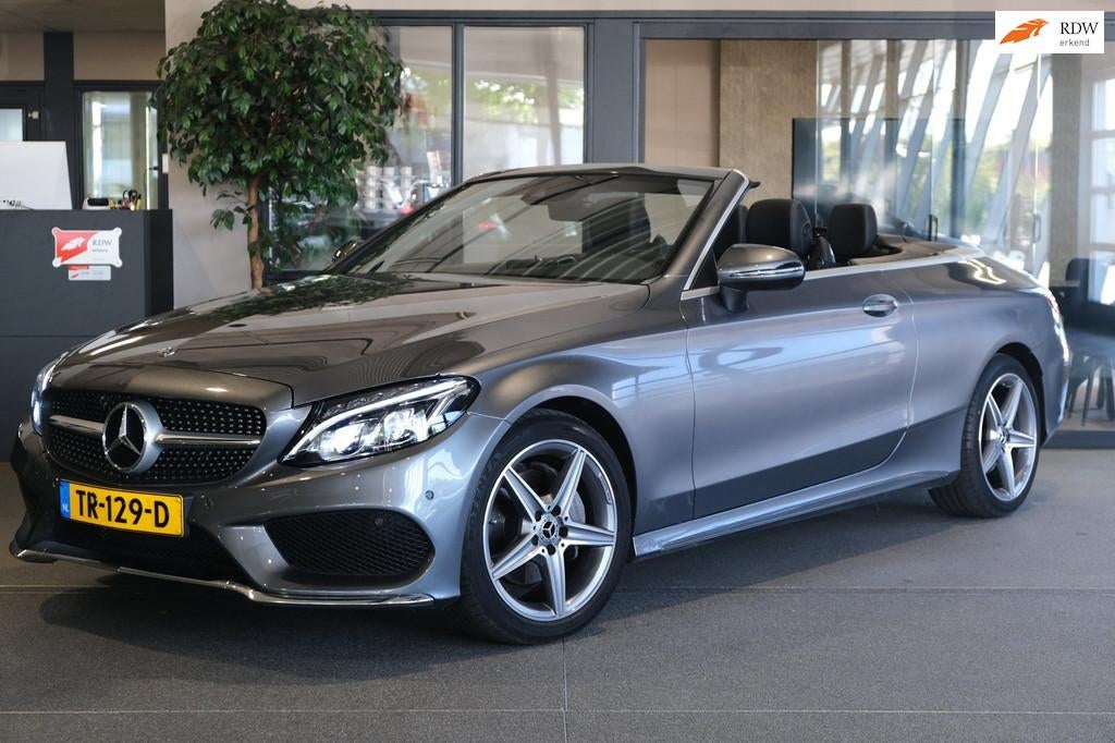 Mercedes-Benz C-klasse Cabrio 180 AMG DCT Cruise Xenon Led L, Auto's, Automaat, Achterwielaandrijving, Euro 6, Cabriolet