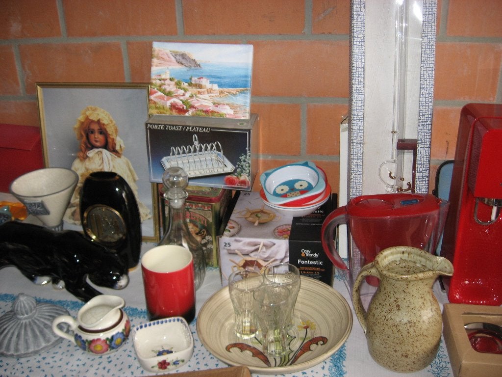 Antiek Vintage Retro Decoratie 13/9/26 Garageverkoop Oosthov, Ophalen