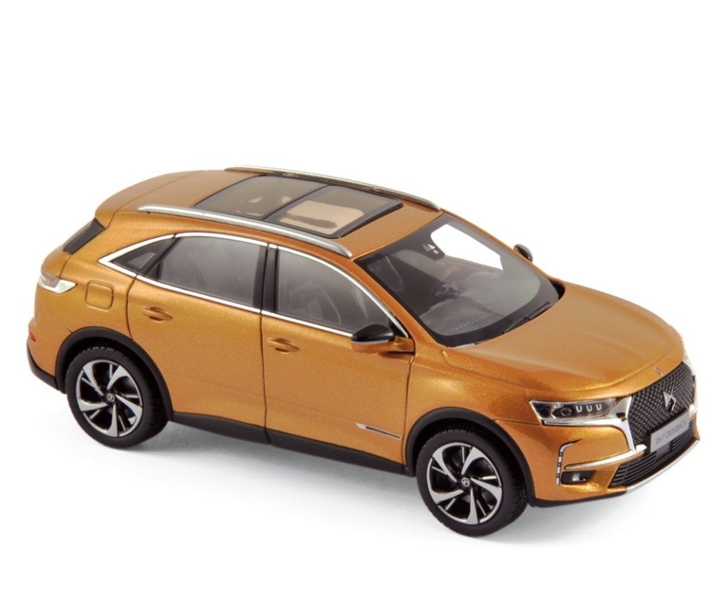 DS 7 Crossback 2017 goud Norev 1:43, Ophalen of Verzenden, Nieuw, Auto, Norev