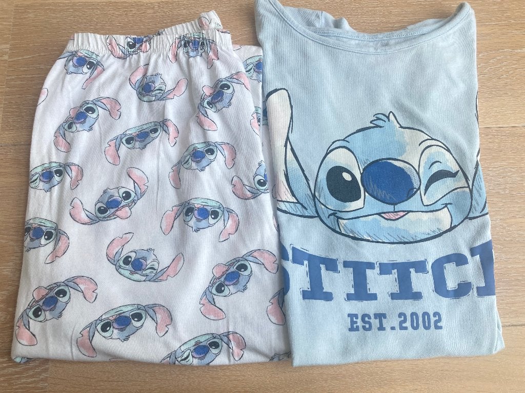 Blauwe pyjama Stitch van Primark  mt.158, Nacht- of Onderkleding, Gebruikt, Meisje, Ophalen of Verzenden