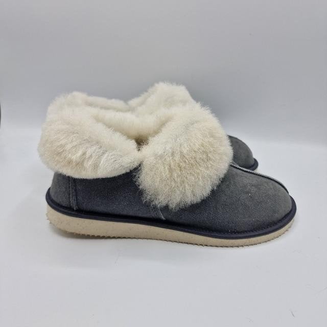 sloffen schapenwol grijs maat 39, Nieuw, Ophalen of Verzenden, Pantoffels of Sloffen, Grijs