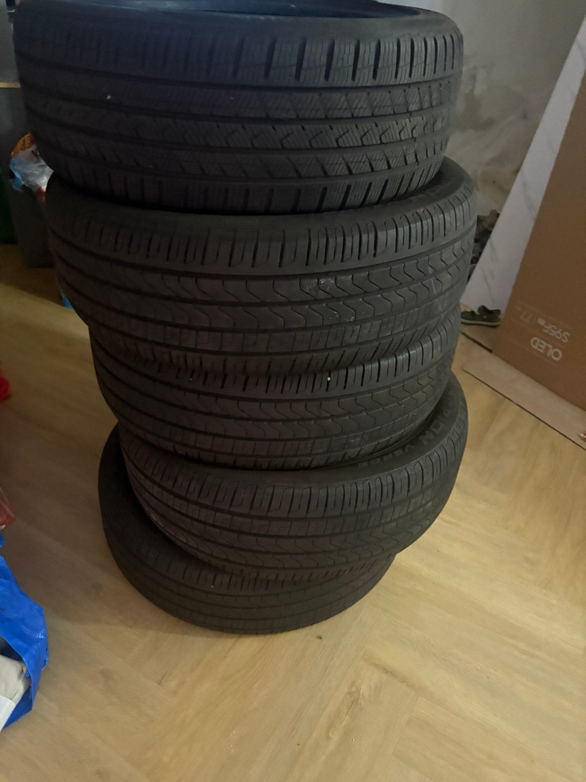 4 pirelli scorpion verdi autobanden, Ophalen, Zo goed als nieuw