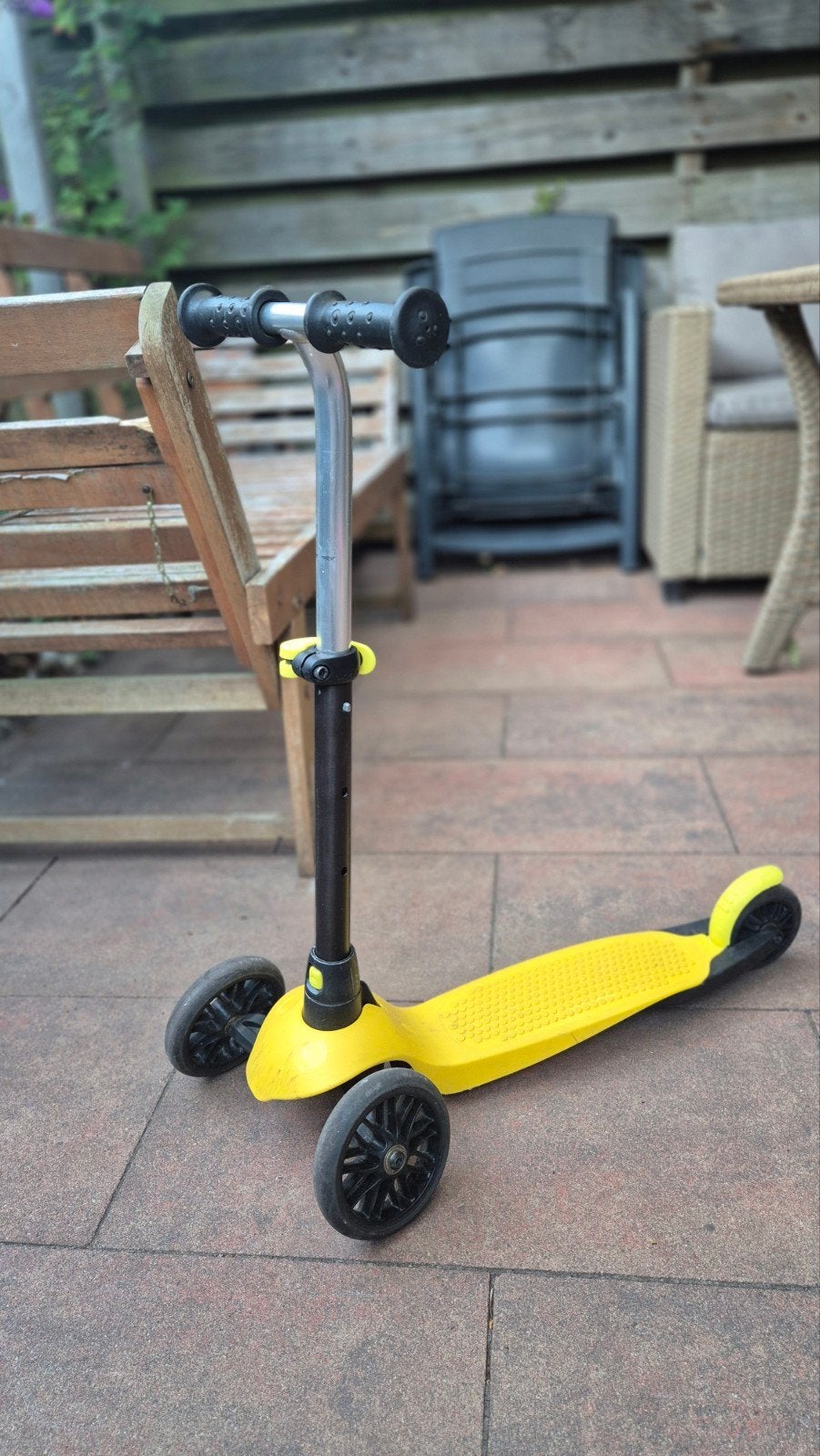 Gele driewieler step voor kinderen Oxelo, Fietsen en Brommers, Steps, Ophalen, Gewone step, Oxelo