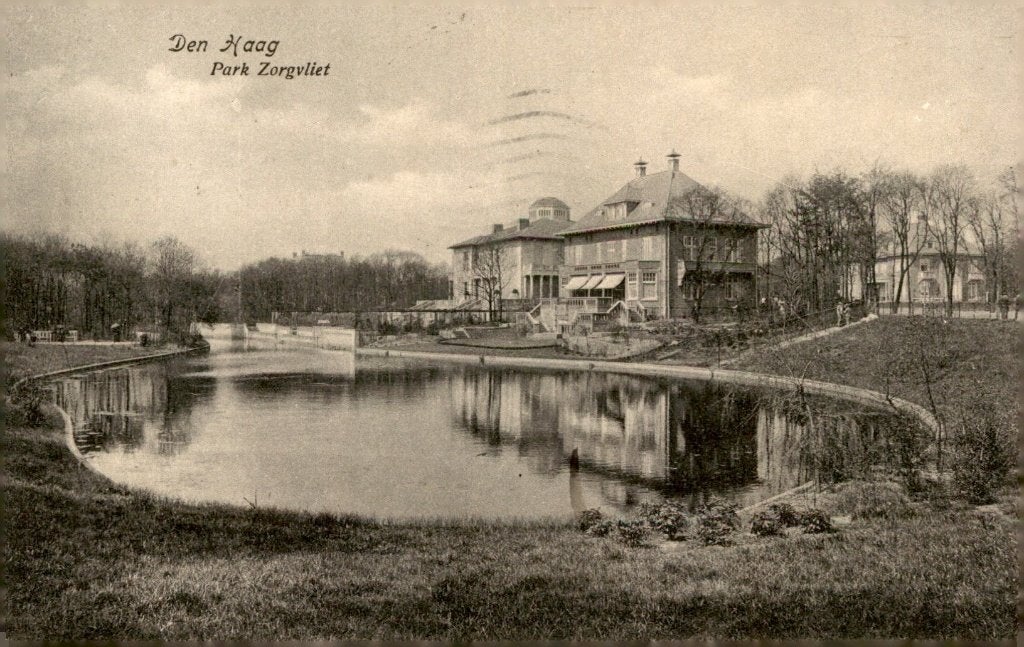 Den Haag Park Zorgvliet # 14, Ophalen of Verzenden, Voor 1920, Gelopen, Zuid-Holland