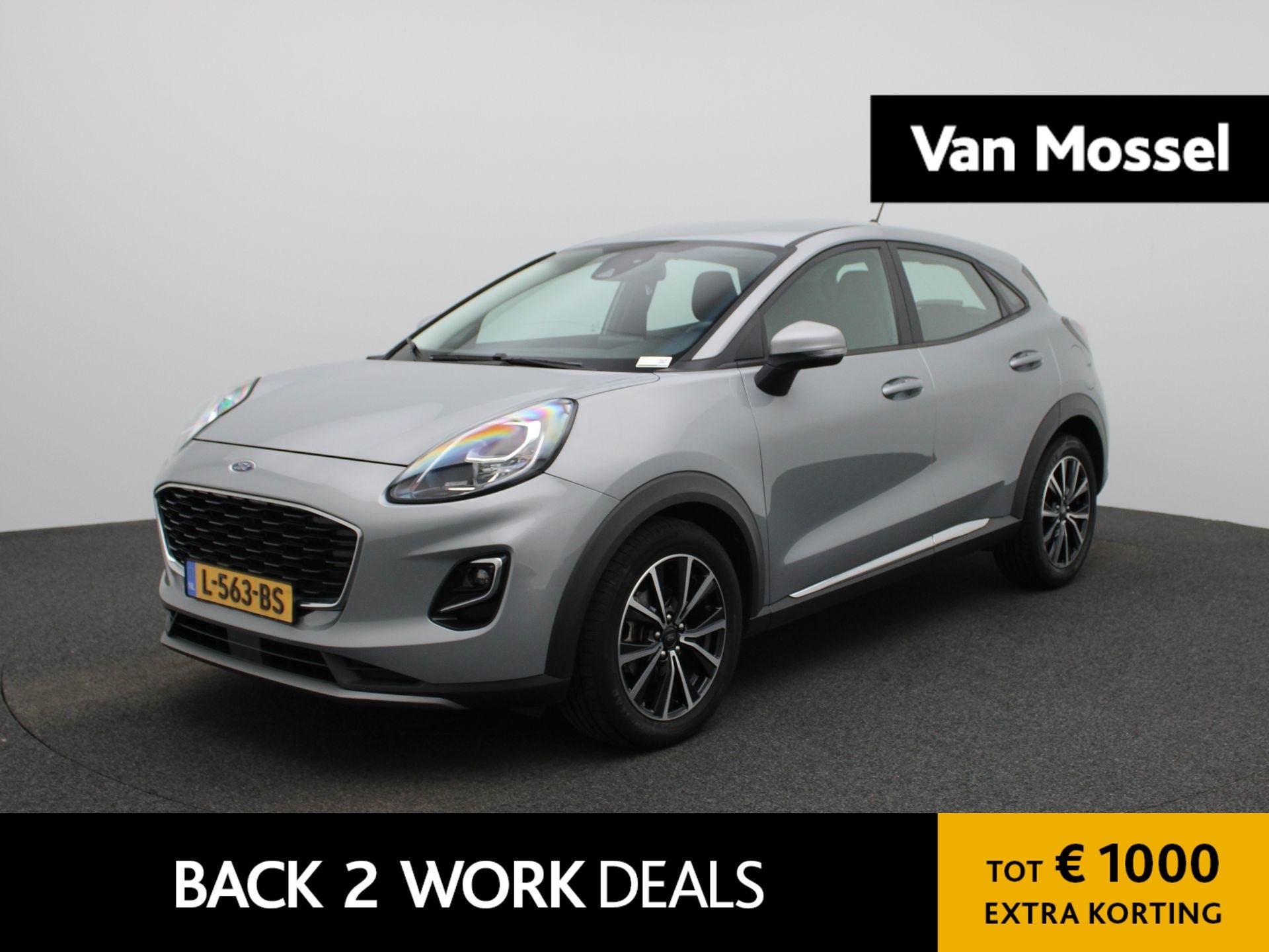 Ford Puma 1.0 EcoBoost Hybrid Titanium | Navigatie | Stoel/S, Auto's, Ford, Voorwielaandrijving, 12 maanden, Euro 6, Origineel Nederlands