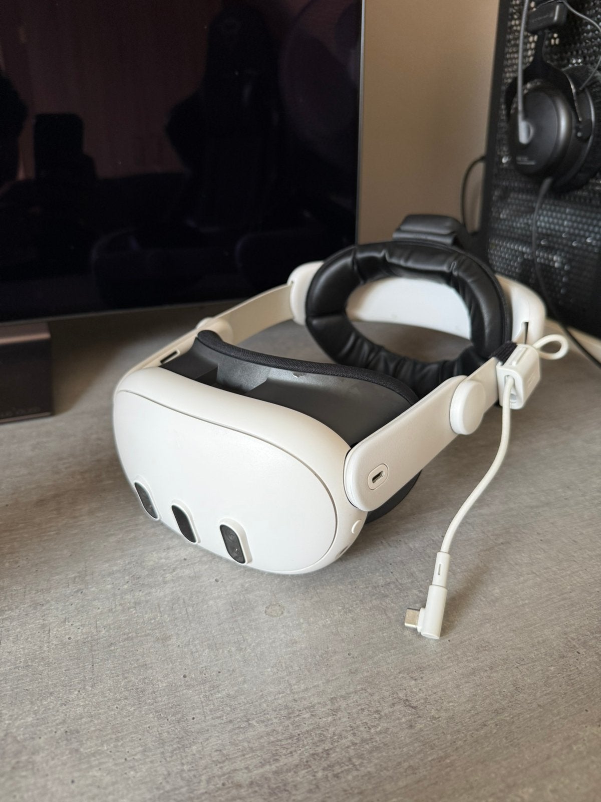 Meta quest 3 128gb vr headset accu headstrap, Spelcomputers en Games, Virtual Reality, Ophalen, Zo goed als nieuw, VR-bril, Overige platformen