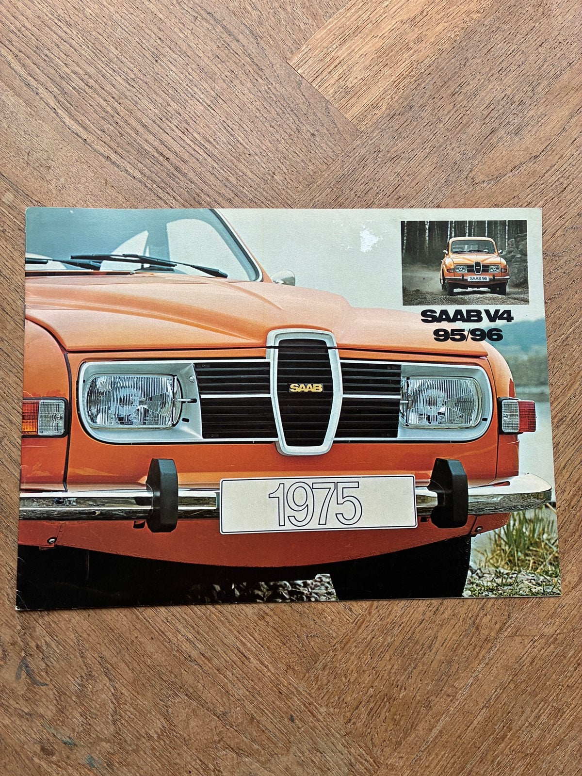 1975 Saab 95 96 brochure, Boeken, Verzenden, Zo goed als nieuw, Overige merken