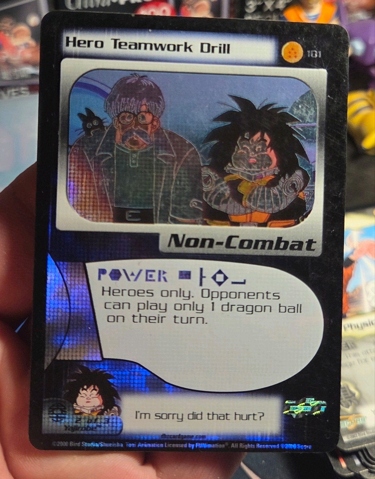 Hero Teamwork Drill 101 Saiyan Saga Foil Unlimited - GD, Ophalen of Verzenden, Zo goed als nieuw, Foil