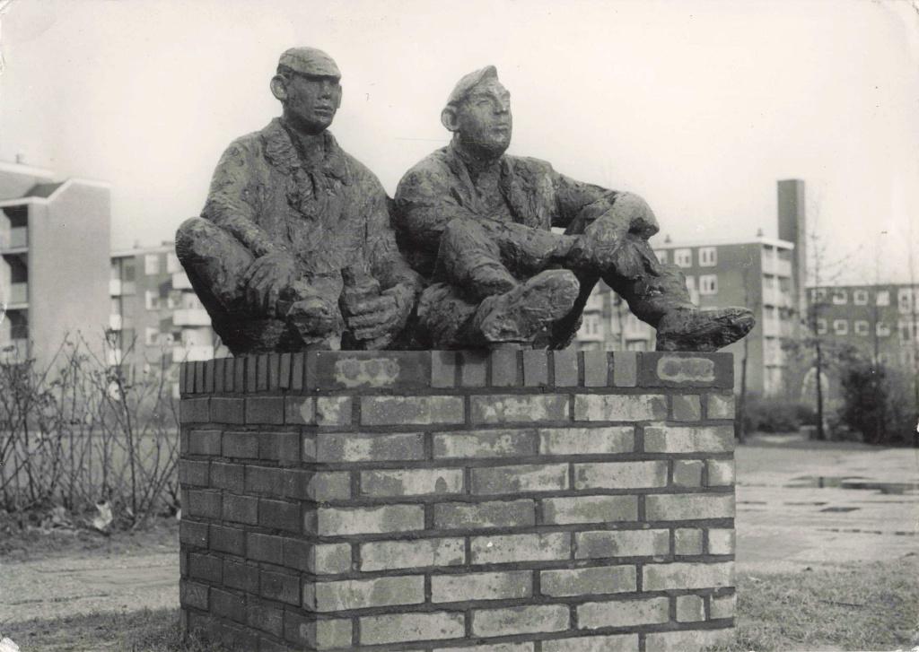 Amstelveen Schaftende Arbeiders Hans Bayens AT348, Ophalen, 1960 tot 1980, Ongelopen, Noord-Holland