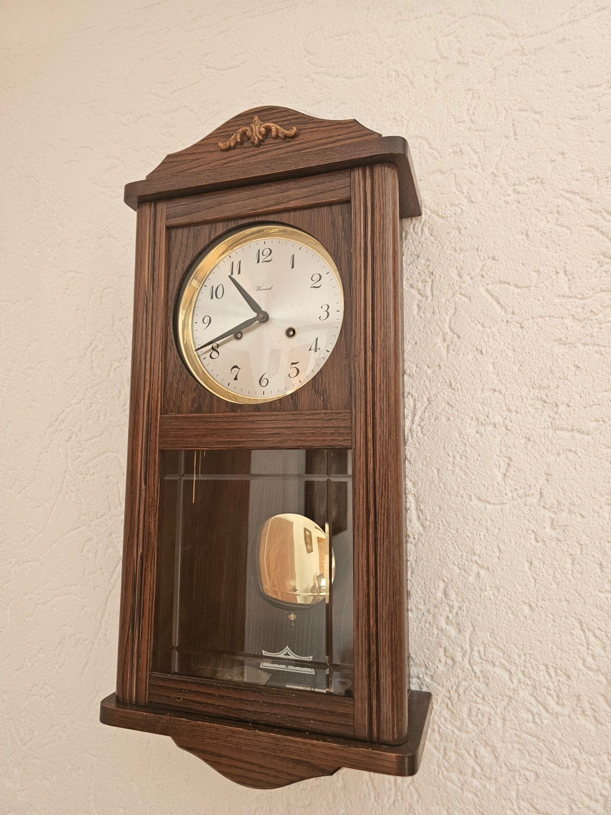 Warmink wandklok met slinger - Klassiek design, Ophalen