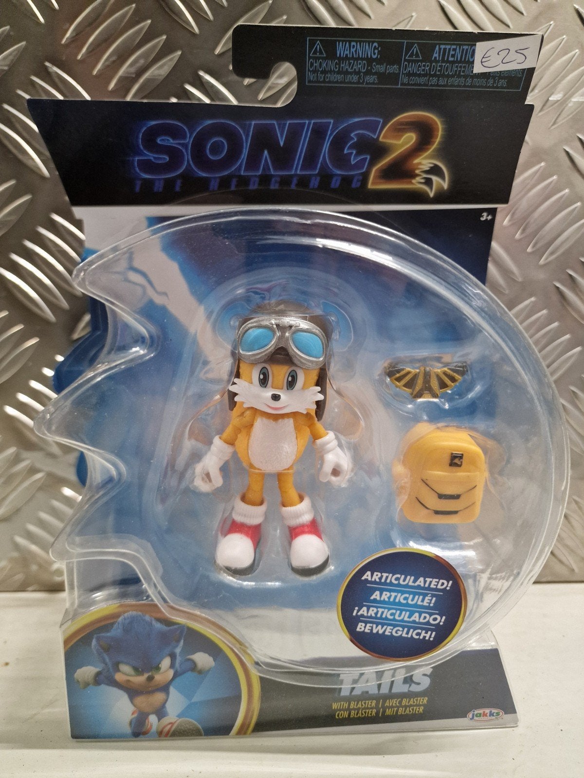 Sonic the Hedgehog 2 Tails Actiefiguur met Blaster, Kinderen en Baby's, Speelgoed | Actiefiguren, Ophalen of Verzenden, Nieuw