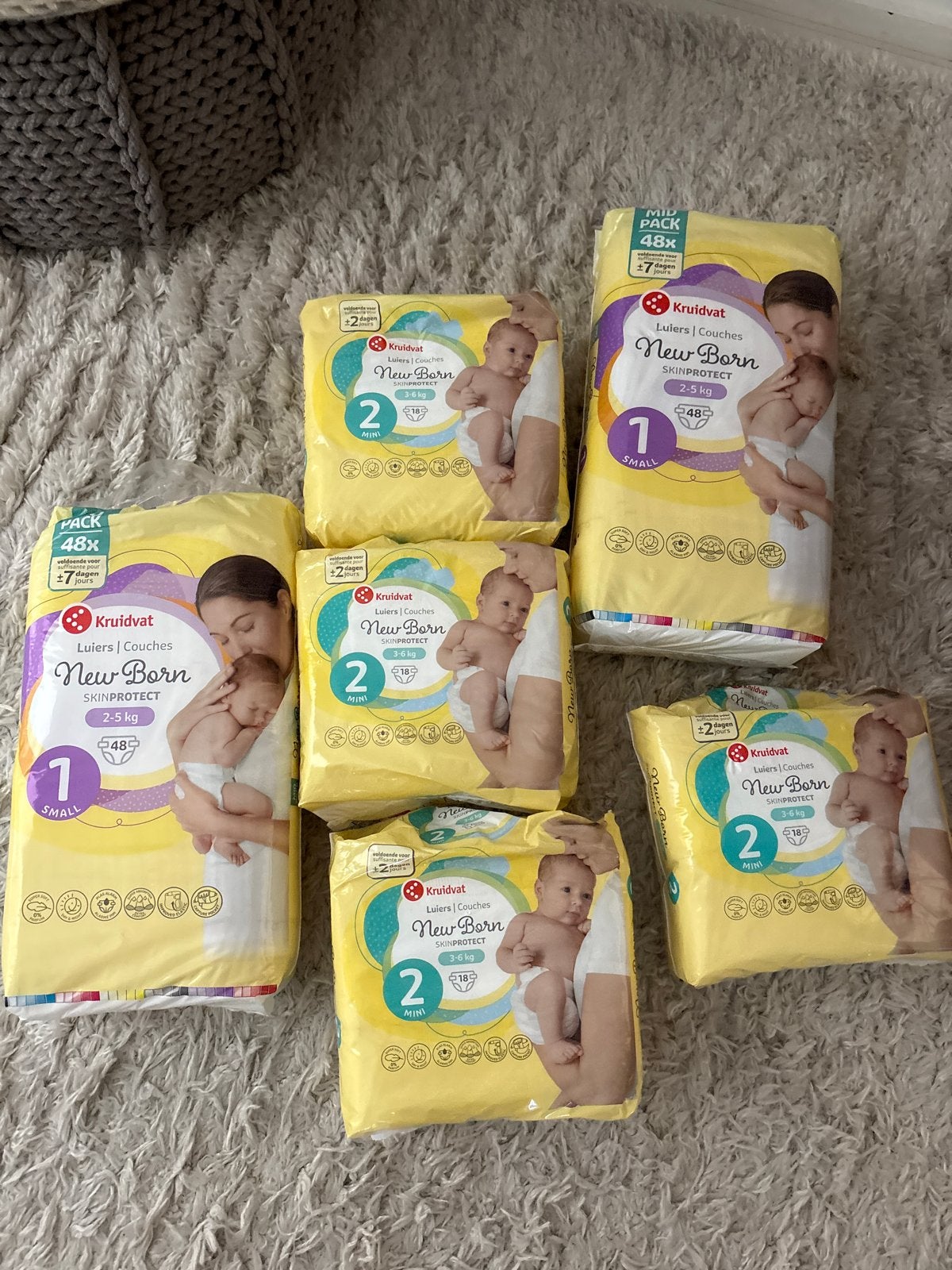 Kruidvat New Born Luiers - Maat 1 & 2, Ophalen of Verzenden, Nieuw