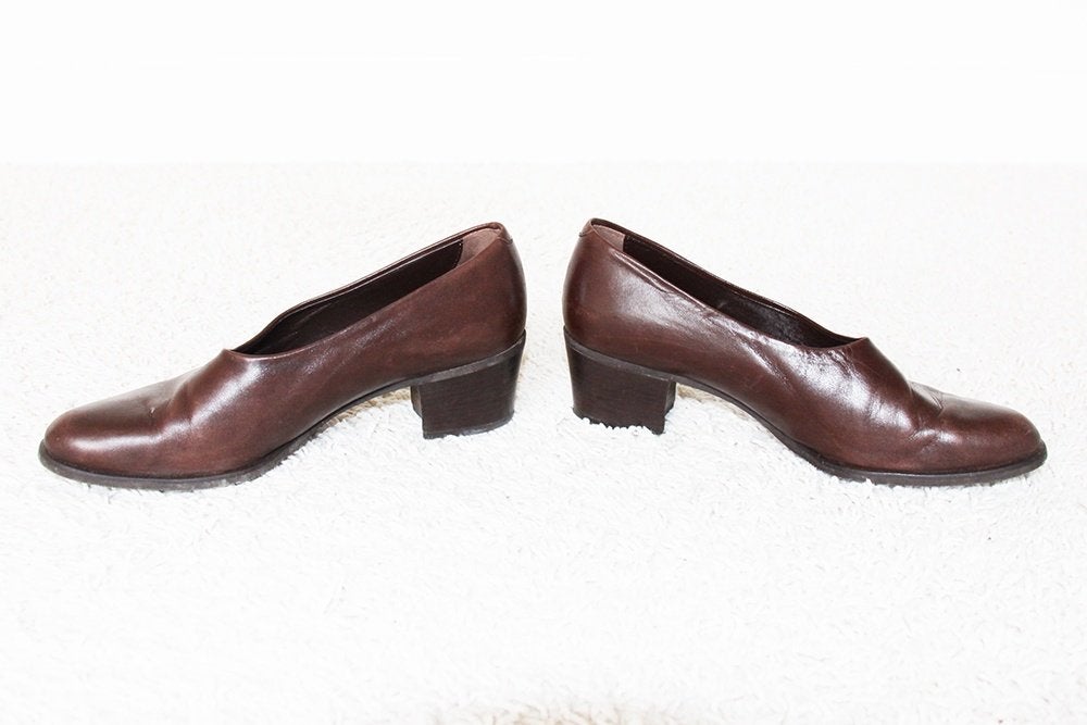 Mooie Leren Bladelli Schoenen (Maat 38,5) € 35,-, Kleding | Dames, Schoenen, Bladelli, Bruin, Overige typen, Ophalen of Verzenden
