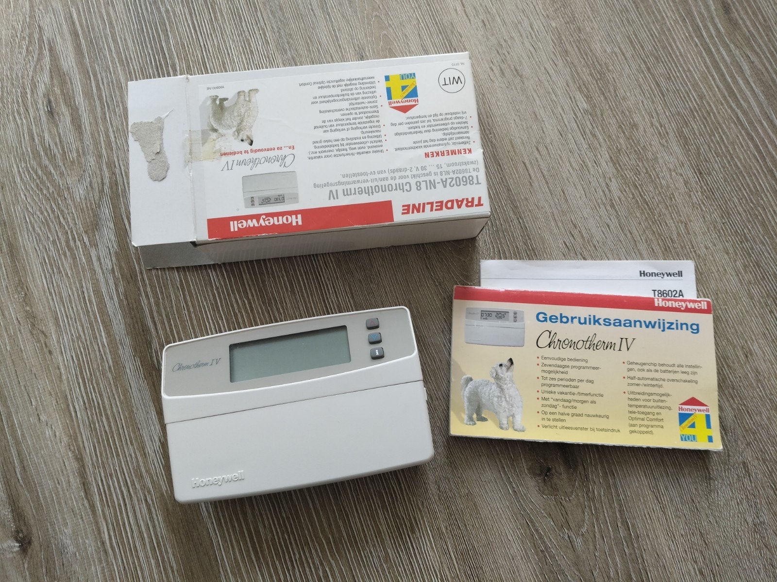Honeywell kamerthermostaat, Minder dan 30 cm, Cv-ketel of Combi-ketel, Minder dan 60 cm, Ophalen of Verzenden
