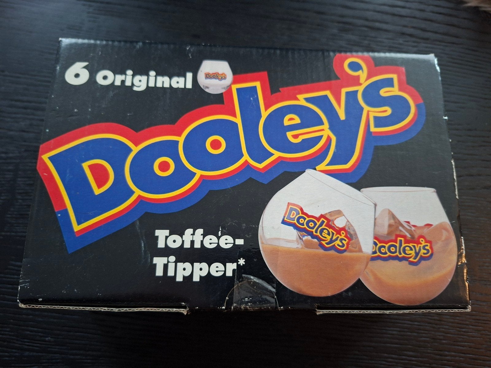 Dooley's Toffee Likeur Glazen Set - 6 Stuks, Ophalen of Verzenden, Nieuw, Glas, Modern