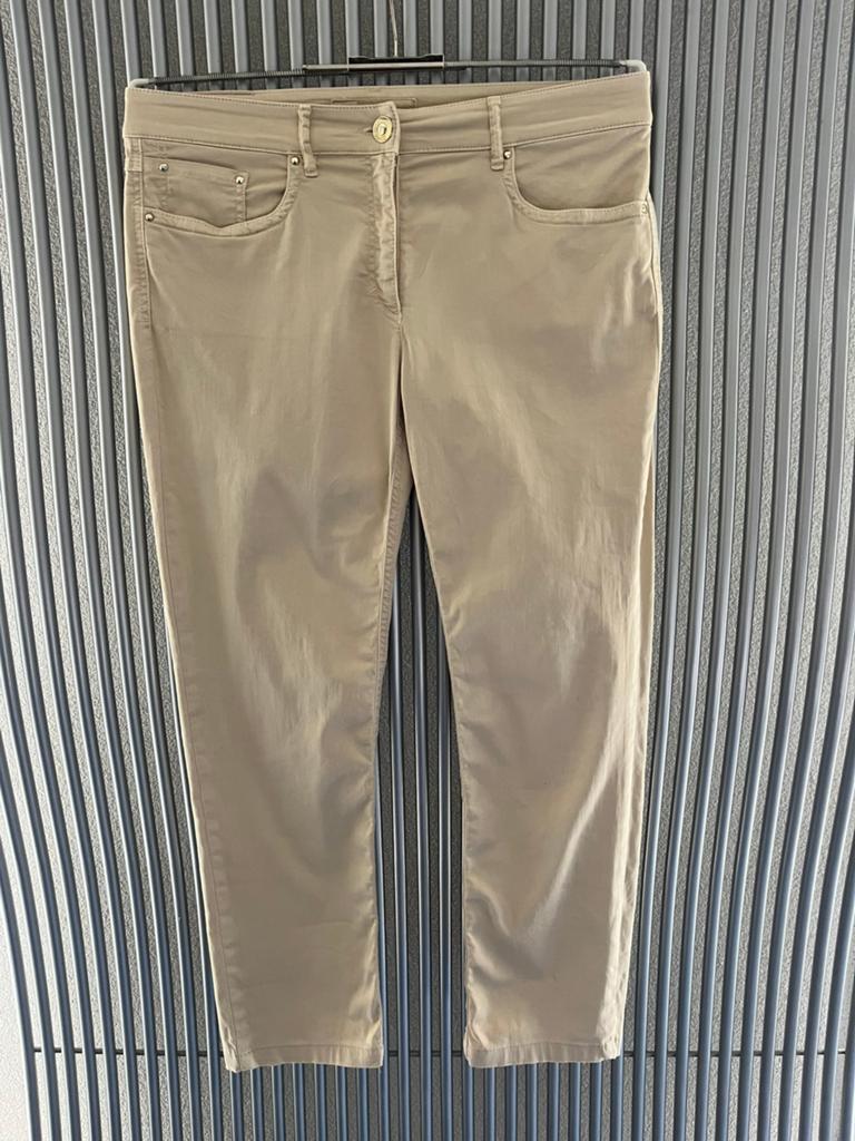 Beige katoenen broek van Zerres, Maat 38/40 (M), Beige, Nieuw, Ophalen of Verzenden