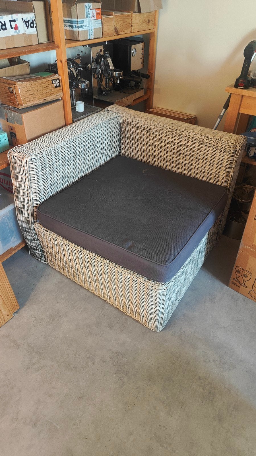Hoekbank, Kunststof, Zo goed als nieuw, Loungeset, Bank